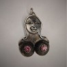 Srebrny wisiorek Titty Lady