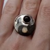 Pierścionek Yin Yang Opal